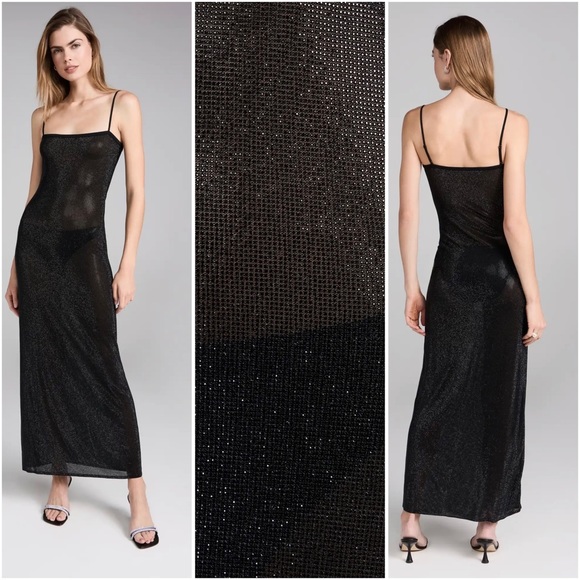 Like new Alexander Wang Cami Slip Dress with Clear Bead Hotfix $1,295 XS - Picture 1 of 15